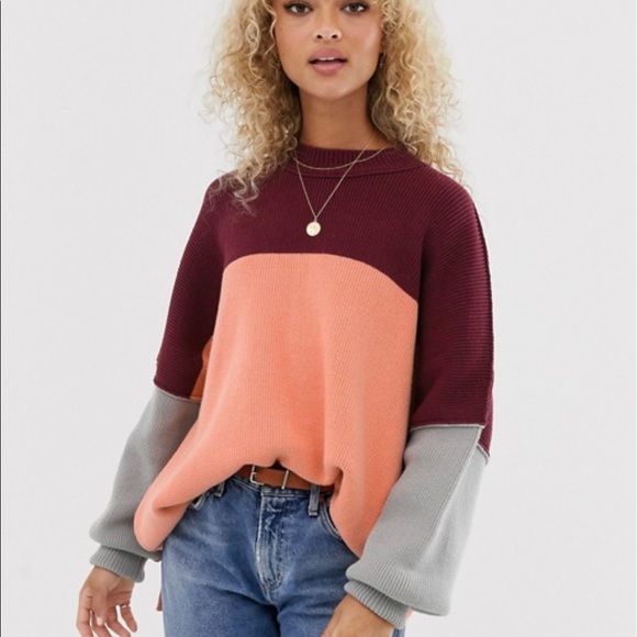 Colorblock Sweater | Poshmark